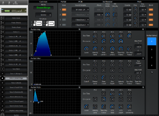 Click to display the Roland D-110 Tone 2 Editor