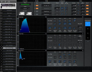 Click to display the Roland D-20 Tone 2 Editor
