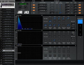 Click to display the Roland D-20 Tone 5 Editor