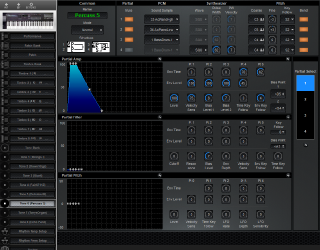 Click to display the Roland D-20 Tone 6 Editor