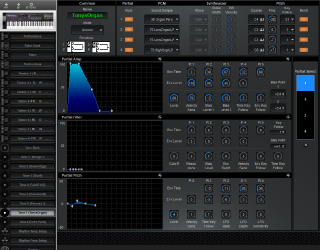 Click to display the Roland D-20 Tone 7 Editor