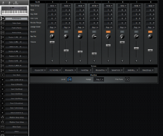 Click to display the Roland D-5 Performance Editor