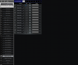 Click to display the Roland D-5 Rhythm Temp Setup Editor