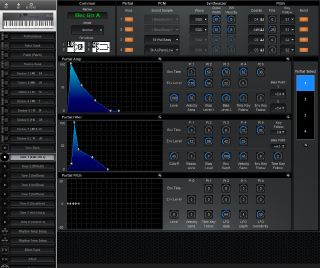 Click to display the Roland D-5 Tone 1 Editor