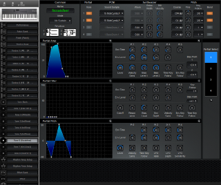 Click to display the Roland D-5 Tone 6 Editor