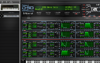 Click to display the Roland D-50 Patch - Partials Mode Editor