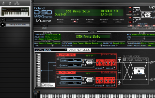 Click to display the Roland D-50 Patch - Patch Mode Editor