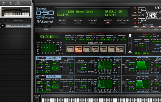 Click to display the Roland D-50 Patch - Upper Mode Editor