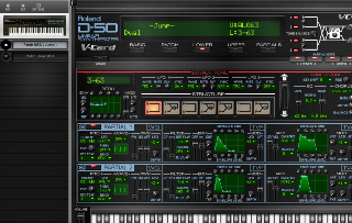 Click to display the Roland D-50 MEX Patch MEX - Lower Mode Editor