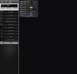 Click to display the Roland D-70 System Editor