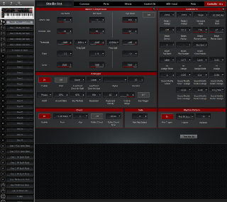 Click to display the Roland FA-06 Studio Set - Controller/Arp Editor