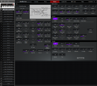 Click to display the Roland FA-06 Studio Set - EFfects Editor