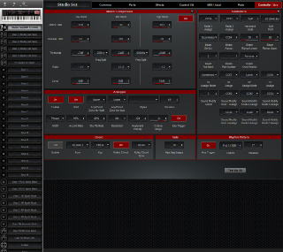 Click to display the Roland FA-08 Studio Set - Controller/Arp Editor