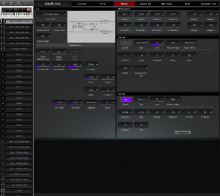 Click to display the Roland FA-08 Studio Set - EFfects Editor