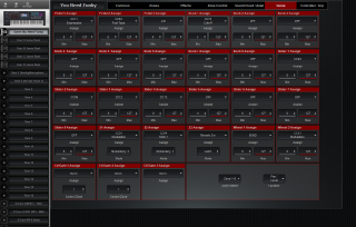 Click to display the Roland Fantom 6 Scene - Scene Editor