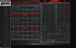 Click to display the Roland Fantom 7 System - EQ/Controllers Editor