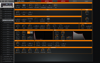 Click to display the Roland Fantom 7 Tone 1 - Jupiter 8 Editor