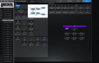 Click to display the Roland Fantom 6 Tone 1 - NZyme-Effect Editor