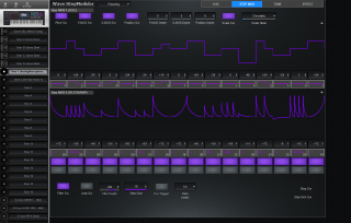 Click to display the Roland Fantom 6 Tone 1 - NZyme-Step Mod Editor