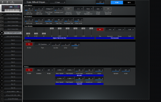 Click to display the Roland Fantom 8 Tone 1 - VTW Editor