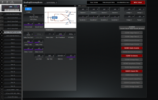 Click to display the Roland Fantom 7 Tone 1 - ZCore-MFX Editor