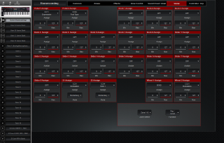 Click to display the Roland Fantom 07 Scene - Scene Editor