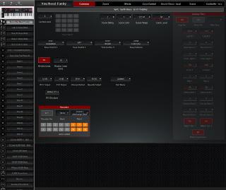 Click to display the Roland Fantom 06 Scene - Common Editor