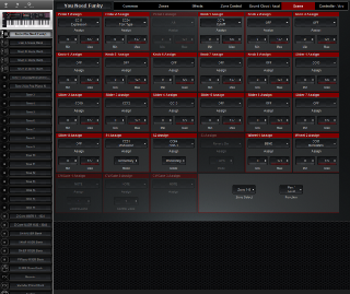 Click to display the Roland Fantom 06 Scene - Scene Editor