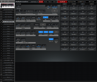 Click to display the Roland Fantom 06 Tone 1 - Tone Partial Editor