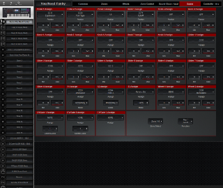 Click to display the Roland Fantom 6 Scene - Scene Editor