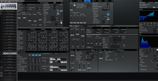 Click to display the Roland Fantom FA-76 Patch 14 Editor
