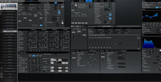 Click to display the Roland Fantom FA-76 Patch 6 Editor