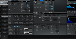 Click to display the Roland Fantom FA-76 Patch 7 Editor
