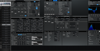Click to display the Roland Fantom FA-76 Patch 9 Editor