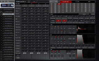 Click to display the Roland Integra-7 Tone 1 - PCM Kit-Drum Partials Editor