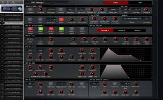 Click to display the Roland Integra-7 Tone 1 - Supernatural Synth Editor