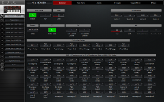 Click to display the Roland JD-XA Program - Common Editor