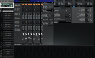 Click to display the Roland JV-1010 Performance Editor