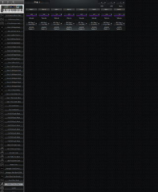 Click to display the Roland Juno-DS61 Rhythm Group Editor