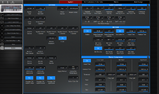 Click to display the Roland Juno-X System Editor