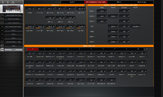 Click to display the Roland Jupiter-X System - EQ/Controllers/Color Sets Editor