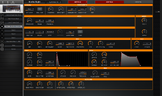 Click to display the Roland Jupiter-X Tone 1 - Jupiter-8 Tone Editor