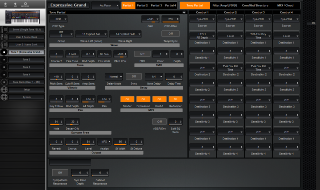 Click to display the Roland Jupiter-X Tone 1 - Z-Core Partial Editor