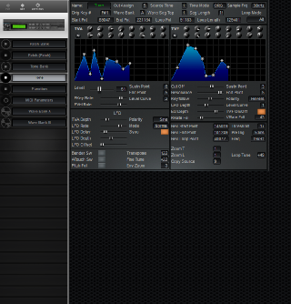 Click to display the Roland S-330 Tone Editor