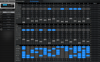 Click to display the Roland S-770 Performance Editor