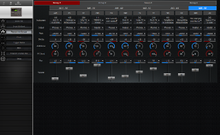 Click to display the Roland TDW-1 Percussion Groups Editor