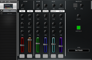 Click to display the Roland TR-6S Patch Editor