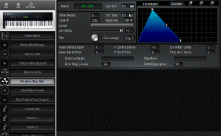 Click to display the Roland U-20 Rhythm Editor