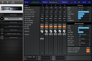 Click to display the Roland U-220 Patch Editor