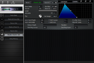 Click to display the Roland U-220 Rhythm Editor